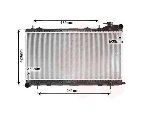 Radiateur, refroidissement du moteur 51002045 International Radiators