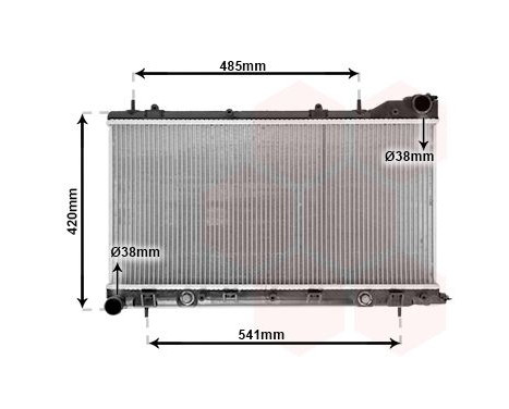 Radiateur, refroidissement du moteur 51002048 International Radiators, Image 2