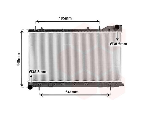 Radiateur, refroidissement du moteur 51002071 International Radiators, Image 2