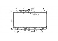 Radiateur, refroidissement du moteur 51002079 International Radiators