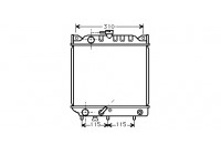 Radiateur, refroidissement du moteur 52002007 International Radiators
