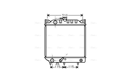 Radiateur, refroidissement du moteur 52002007 International Radiators, Image 2