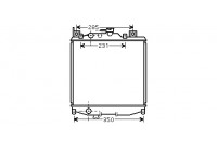 Radiateur, refroidissement du moteur 52002022 International Radiators