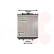 Radiateur, refroidissement du moteur 52002028 International Radiators
