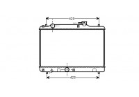 Radiateur, refroidissement du moteur 52002034 International Radiators