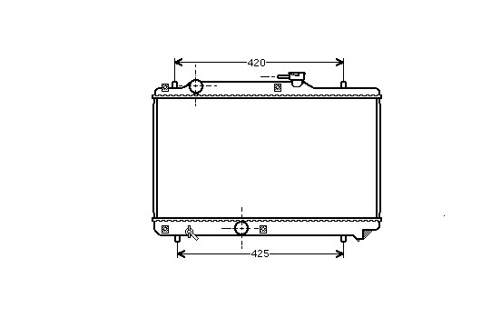 Radiateur, refroidissement du moteur 52002035 International Radiators