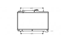 Radiateur, refroidissement du moteur 52002041 International Radiators