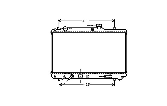 Radiateur, refroidissement du moteur 52002051 International Radiators