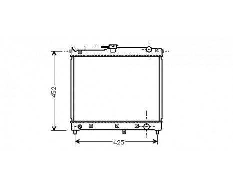 Radiateur, refroidissement du moteur 52002055 International Radiators