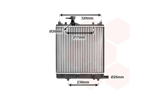 Radiateur, refroidissement du moteur 52002057 International Radiators, Image 2