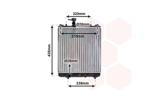Radiateur, refroidissement du moteur 52002061 International Radiators, Image 2
