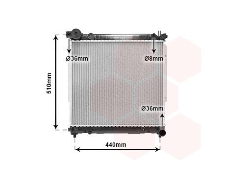 Radiateur, refroidissement du moteur 52002074 International Radiators, Image 2