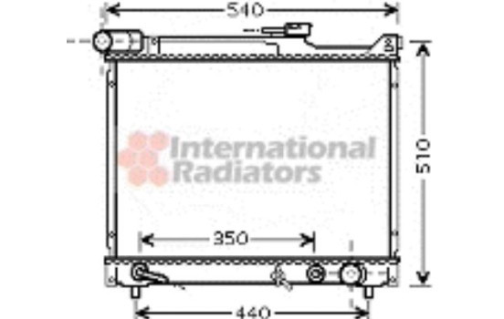 Radiateur, refroidissement du moteur 52002077 International Radiators, Image 2