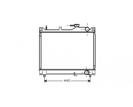 Radiateur, refroidissement du moteur 52002079 International Radiators