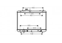 Radiateur, refroidissement du moteur 52002098 International Radiators