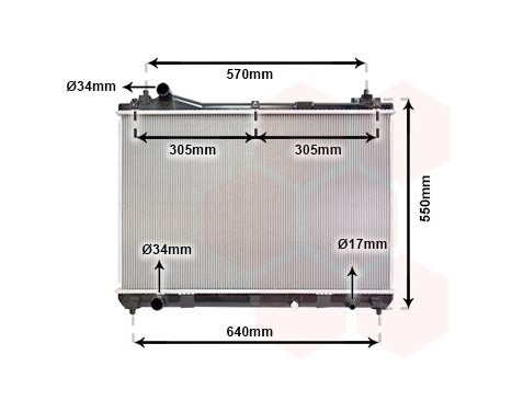 Radiateur, refroidissement du moteur 52002100 International Radiators, Image 2