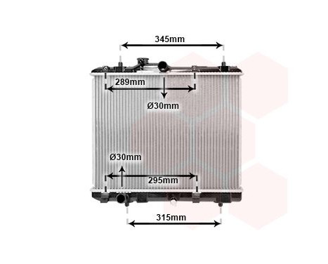 Radiateur, refroidissement du moteur 52002111 International Radiators, Image 2