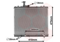 Radiateur, refroidissement du moteur 52002701 International Radiators