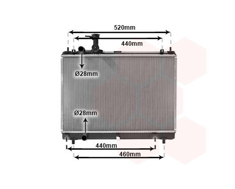 Radiateur, refroidissement du moteur 52012704 International Radiators