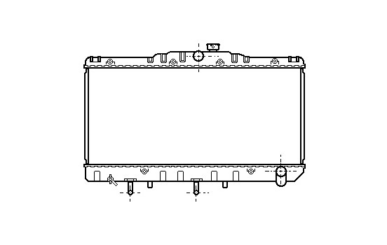 Radiateur, refroidissement du moteur 53002035 International Radiators