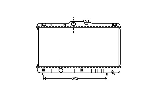 Radiateur, refroidissement du moteur 53002147 International Radiators