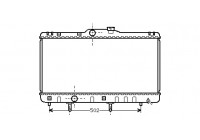 Radiateur, refroidissement du moteur 53002148 International Radiators