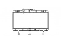 Radiateur, refroidissement du moteur 53002149 International Radiators