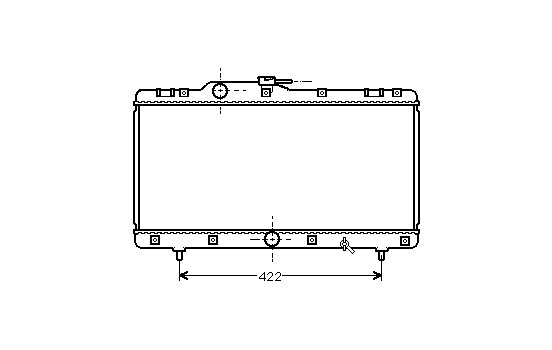 Radiateur, refroidissement du moteur 53002149 International Radiators