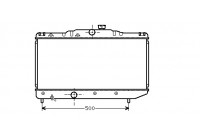 Radiateur, refroidissement du moteur 53002155 International Radiators