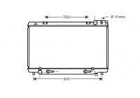 Radiateur, refroidissement du moteur 53002160 International Radiators