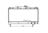 Radiateur, refroidissement du moteur 53002163 International Radiators