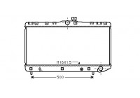 Radiateur, refroidissement du moteur 53002181 International Radiators