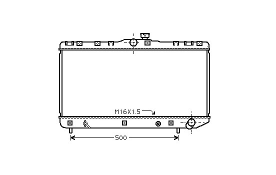 Radiateur, refroidissement du moteur 53002181 International Radiators