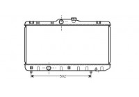 Radiateur, refroidissement du moteur 53002188 International Radiators