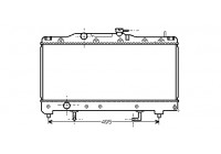 Radiateur, refroidissement du moteur 53002204 International Radiators