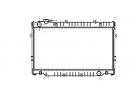 Radiateur, refroidissement du moteur 53002223 International Radiators