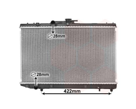 Radiateur, refroidissement du moteur 53002227 International Radiators