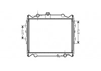 Radiateur, refroidissement du moteur 53002248 International Radiators