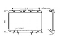 Radiateur, refroidissement du moteur 53002255 International Radiators