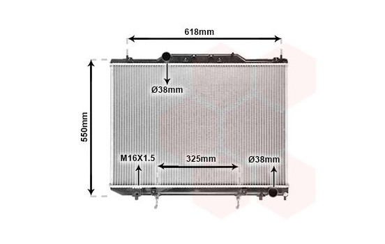 Radiateur, refroidissement du moteur 53002255 International Radiators, Image 2