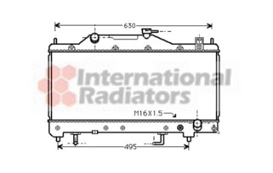 Radiateur, refroidissement du moteur 53002285 International Radiators, Image 2