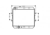 Radiateur, refroidissement du moteur 53002292 International Radiators