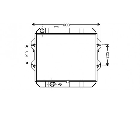 Radiateur, refroidissement du moteur 53002292 International Radiators