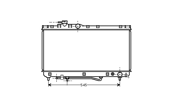 Radiateur, refroidissement du moteur 53002304 International Radiators