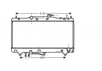 Radiateur, refroidissement du moteur 53002316 International Radiators