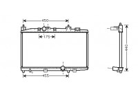 Radiateur, refroidissement du moteur 53002318 International Radiators