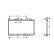 Radiateur, refroidissement du moteur 53002318 International Radiators