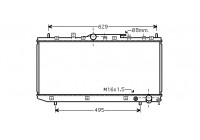 Radiateur, refroidissement du moteur 53002324 International Radiators