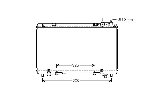 Radiateur, refroidissement du moteur 53002338 International Radiators