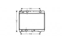 Radiateur, refroidissement du moteur 53002357 International Radiators